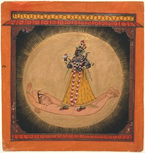 Bhadrakali dentro del Sol Naciente de Unbekannt Unbekannt